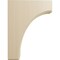 Ekena Millwork 1 3/4"W x 6"D x 8"H Clarksville Bracket, Rubberwood BKTW02X06X08CVRW - alternate 3